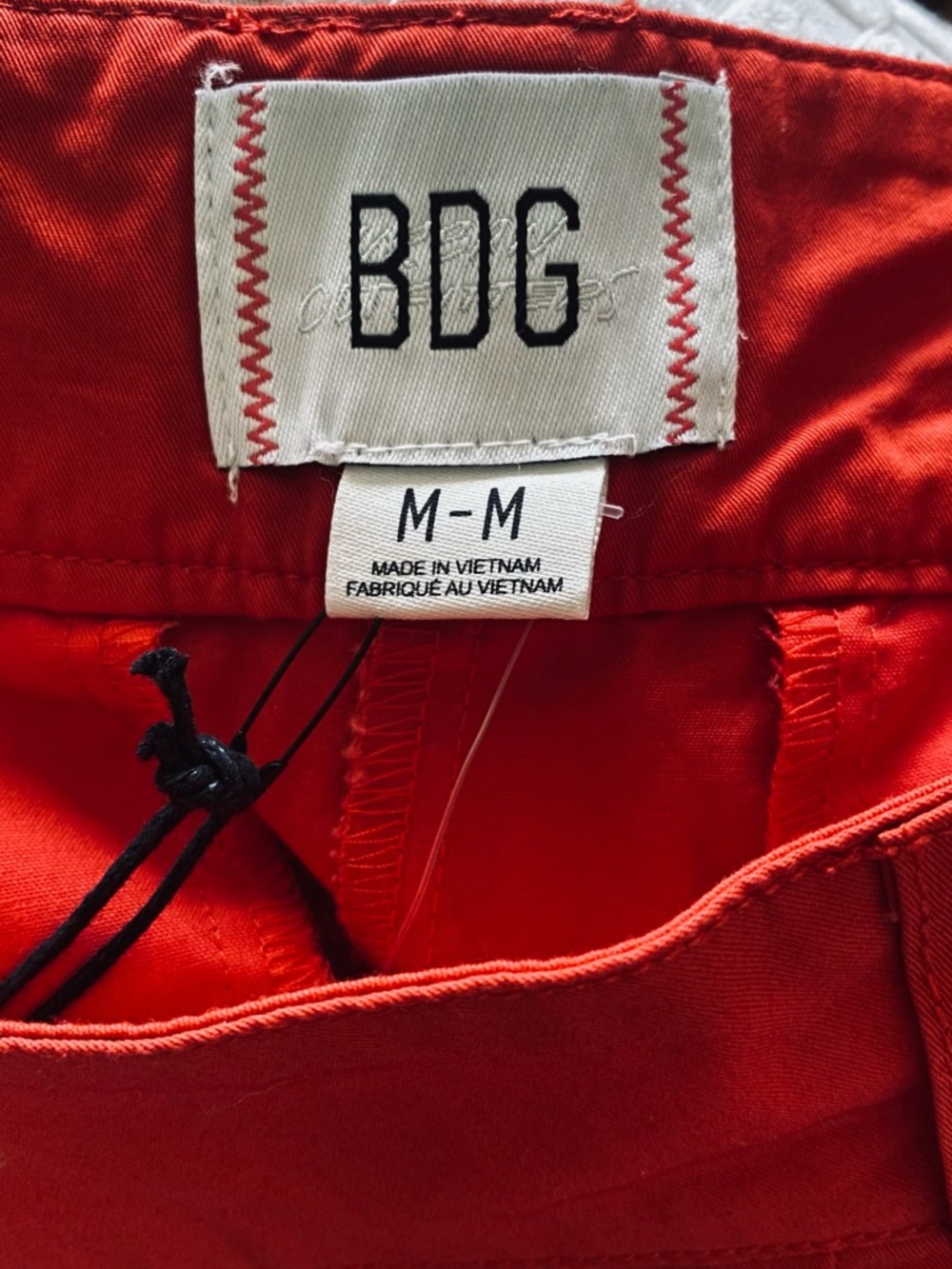 Urban Outfitters BDG PLEATED Red/Rouge Skirt - Picture 2 of 4